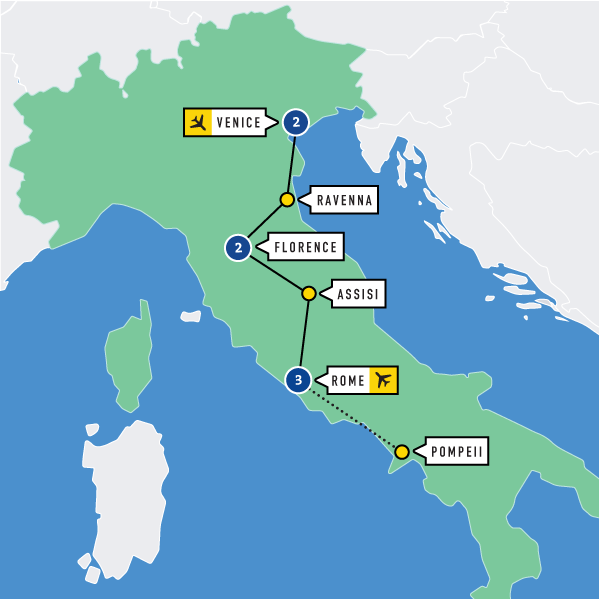 Map of Bell'Italia