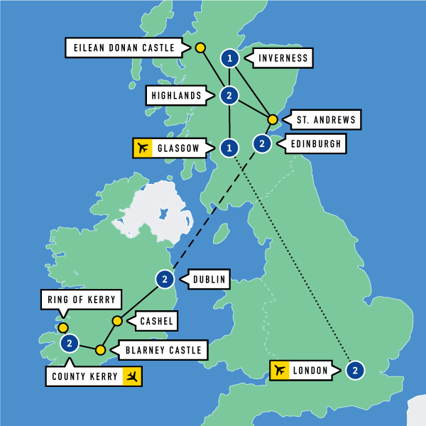 Map of Celtic Connection