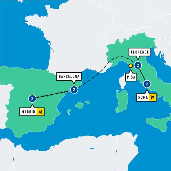 Map of Kingdoms of the Mediterranean