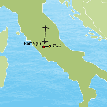 Map of Rome - The Eternal City