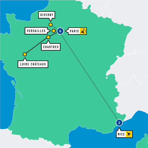 Map of Rendezvous a Paris
