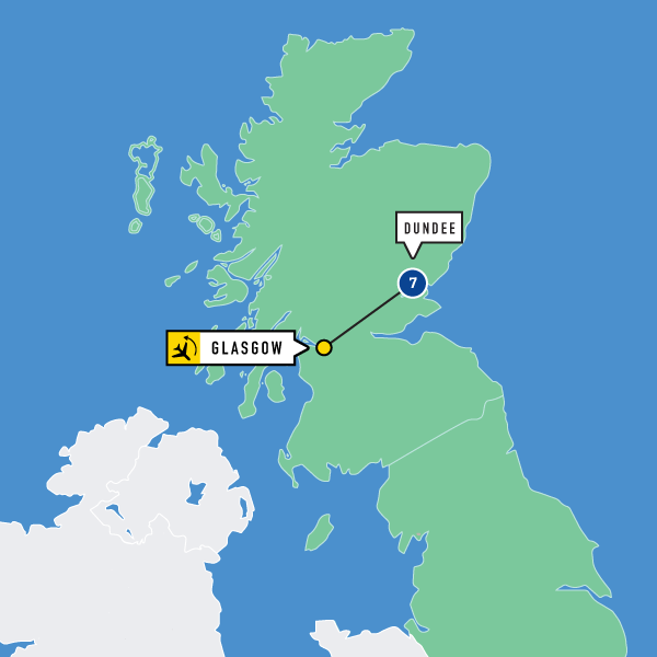 Map of The Scottish Golf Experience