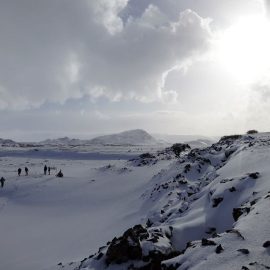 Iceland Snowy Landscape