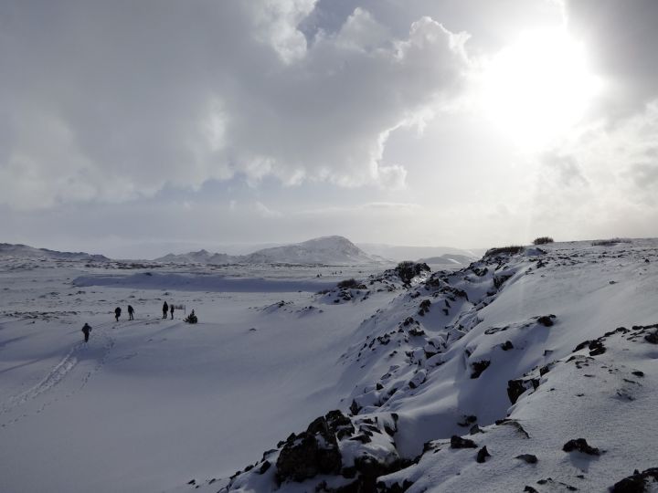 Iceland Snowy Landscape