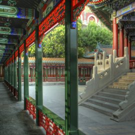 Summer Palace Corridor. Beijing, China. Student experiential travel.