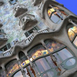 Art and Architecture. Antonio Gaudi, Casa Battlo, Spain