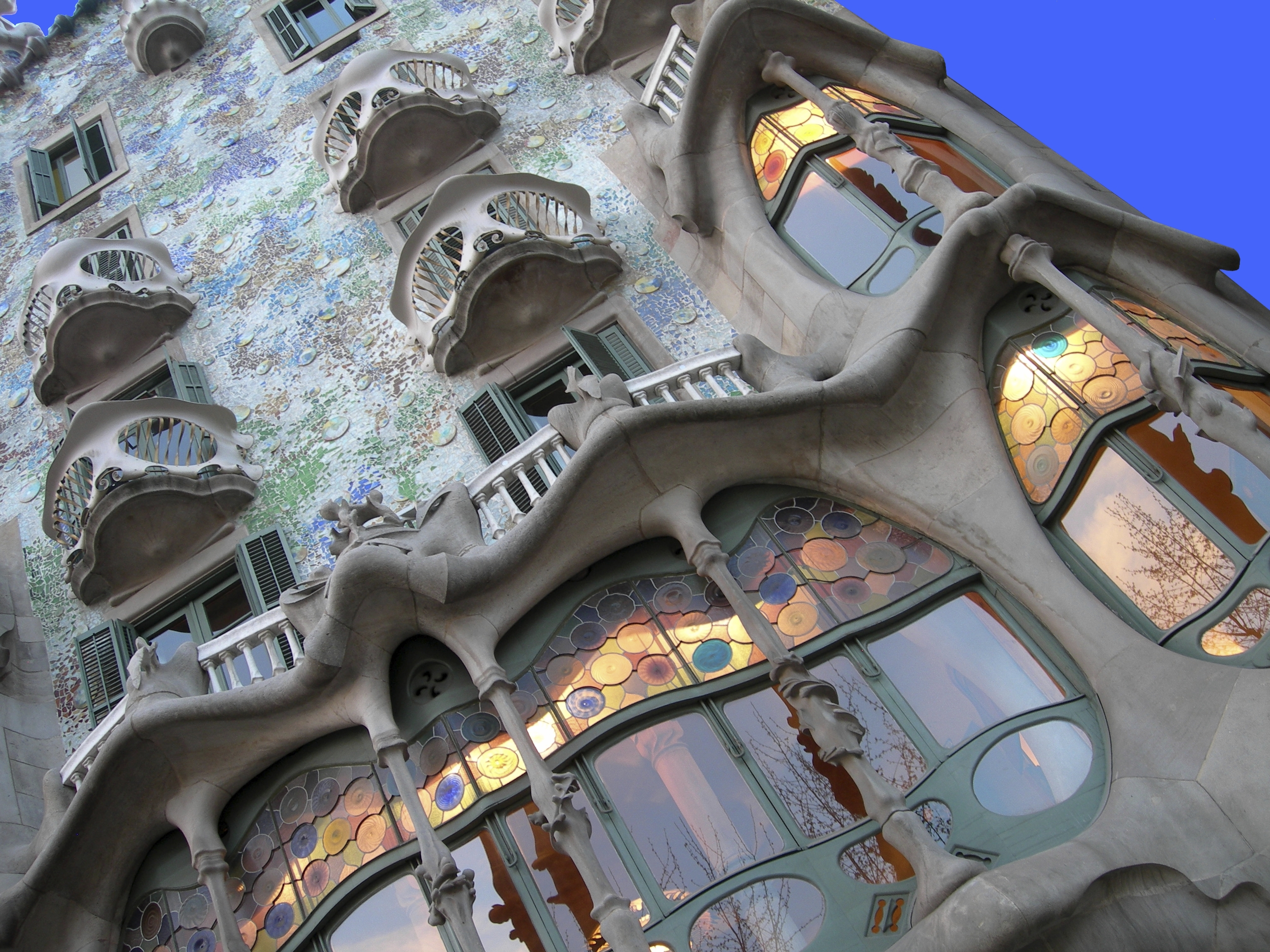 Art and Architecture. Antonio Gaudi, Casa Battlo, Spain