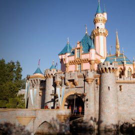 Disney World Castle during the Anaheim Heritage Festival