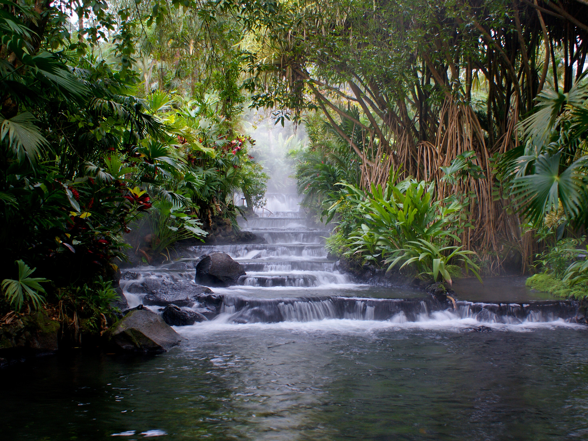 Arenal Hot Springs, La Fortuna, Costa Rica. 