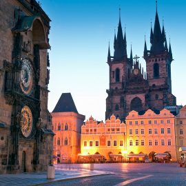 Old Town Hall and Church of Our Lady before Týn - Prague, Czech Republic