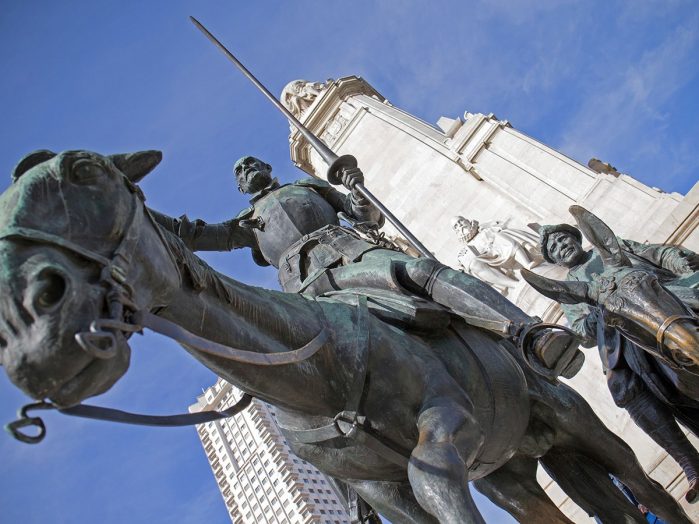 Don Quixote Monument - Madrid, Spain