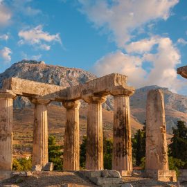 Temple in Corinth - Corinth, Greece