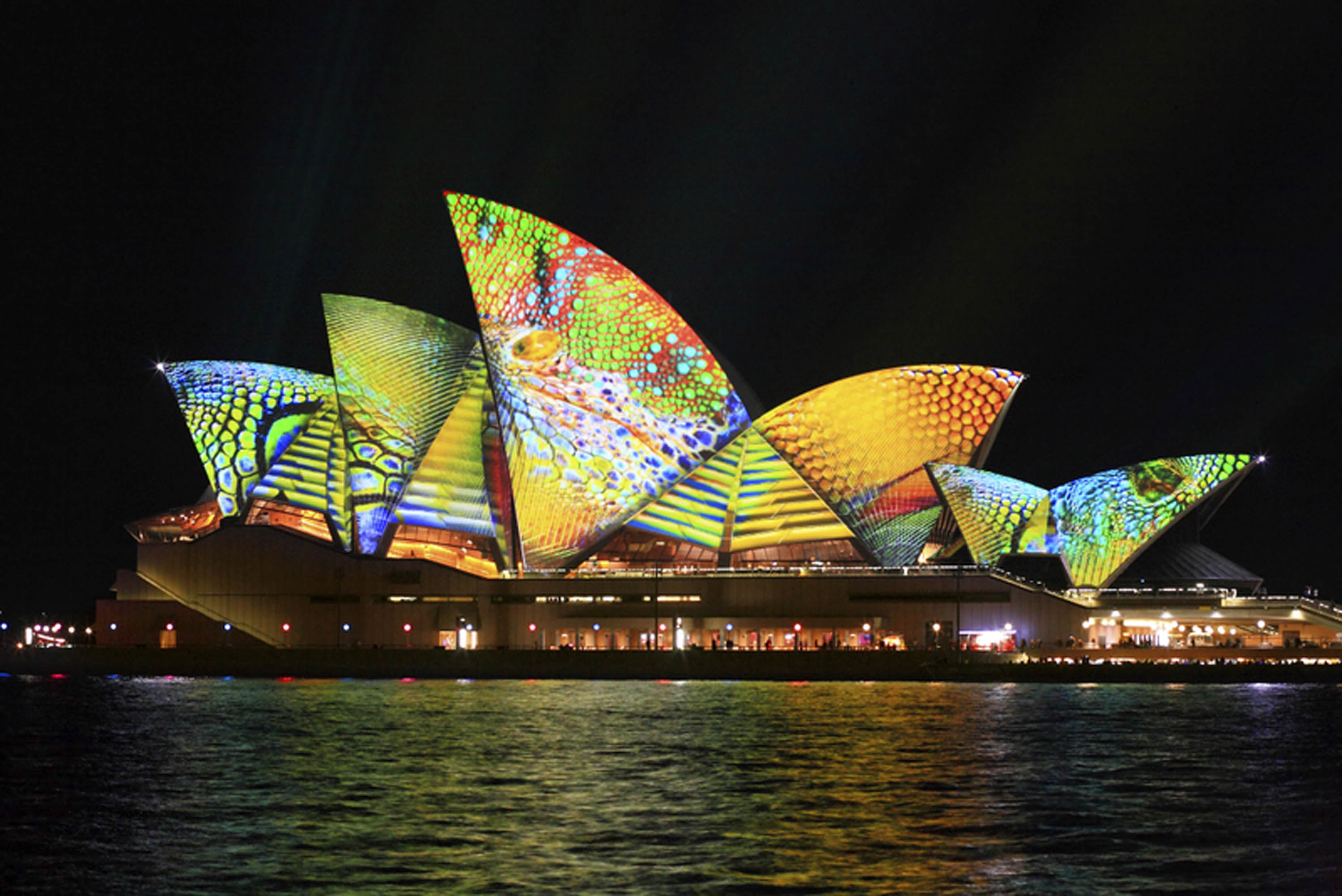 Sydney Opera House Summer Colors