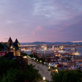 Quebec Canada Nighttime