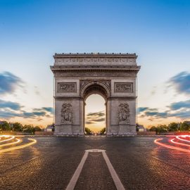 Arc de Triomphe Champs Elysees Paris France