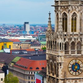 Munich Glockenspiel Church