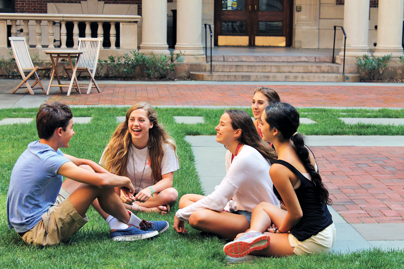 Kids on the Lawn