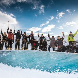 Group in Iceland