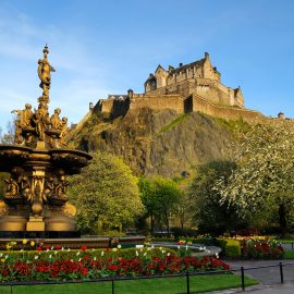 WorldStrides Soccer travel to Edinburgh-Castle-England