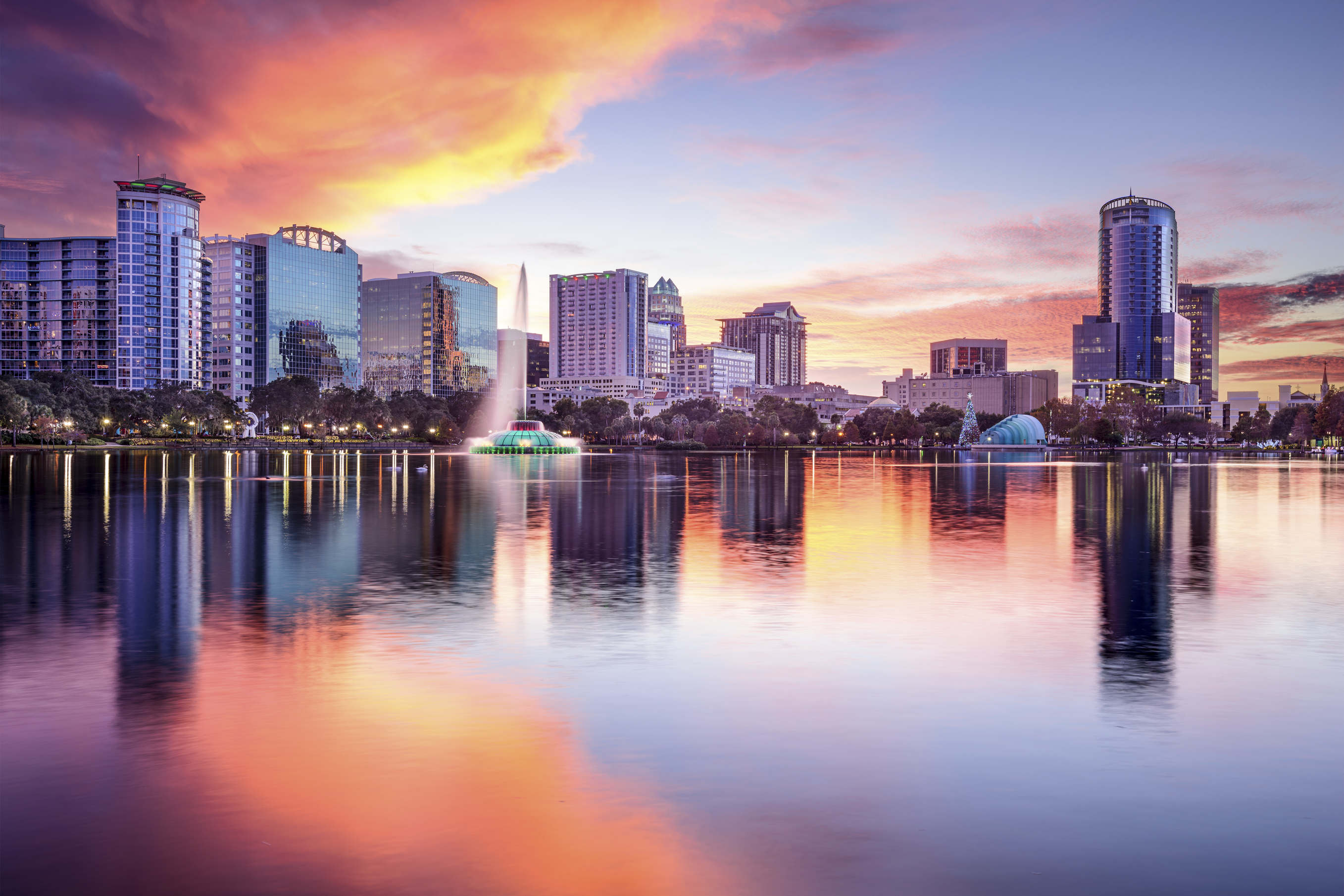Orlando, Florida Skyline.