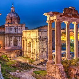 Roman Forum in Rome, Italy