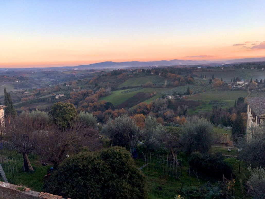 San Gimignano Sunset Italy