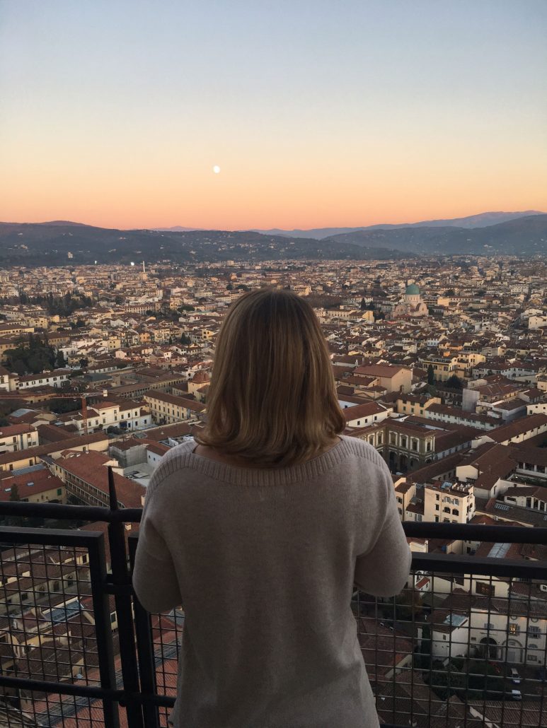 Sunset from the Duomo in Florence