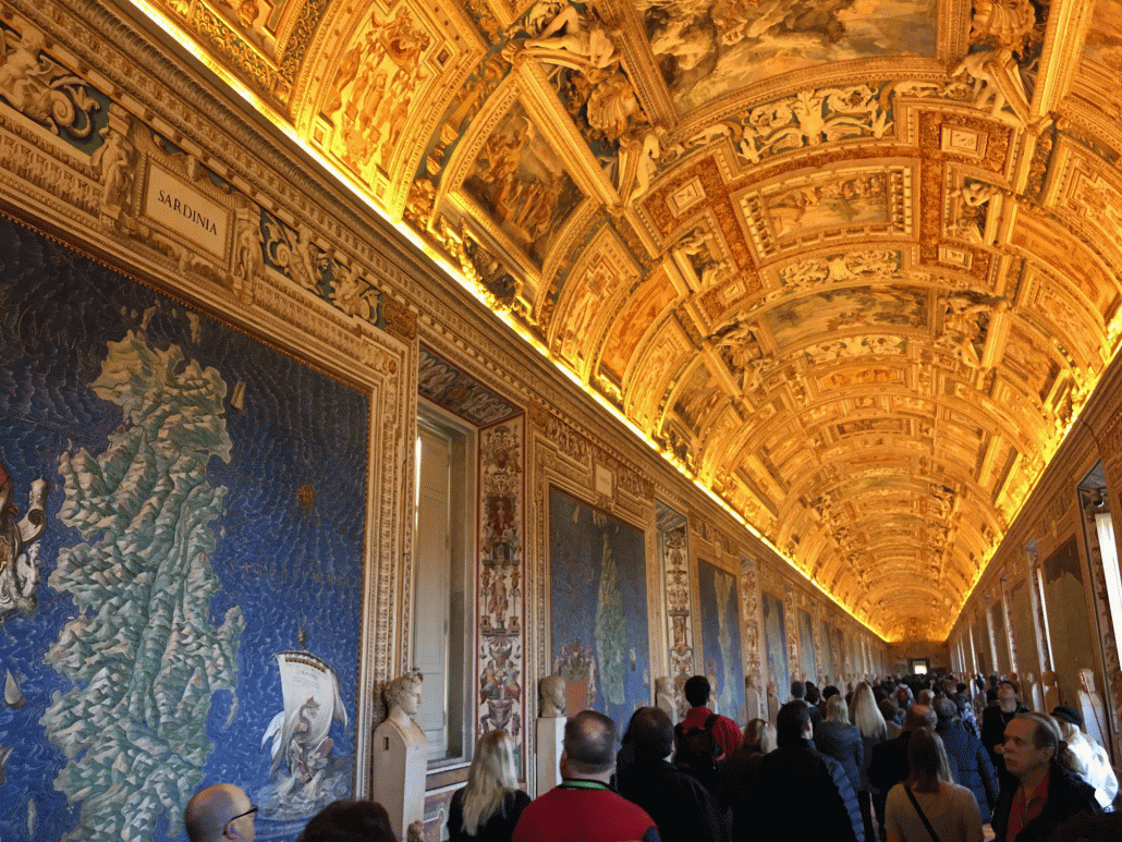 Pope's Map Room Vatican City