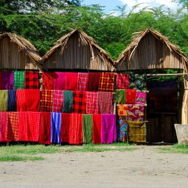 Tanzania leadership program - Masai Blankets - Tanzania