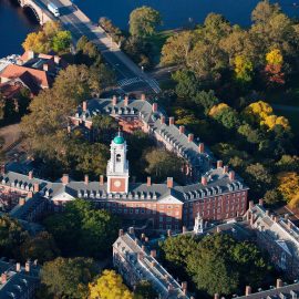 Harvard Campus featuring Eliot House Clock Tower