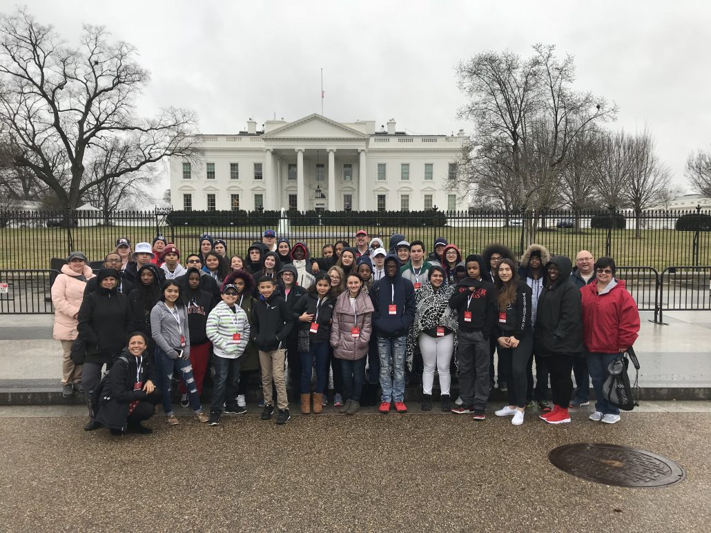 Hurricane Healing Students Visiting White House