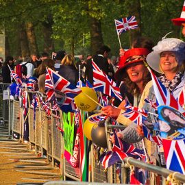 royal wedding watchers