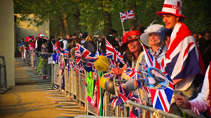 royal wedding watchers