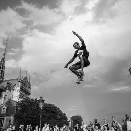 Rollerblader in Paris