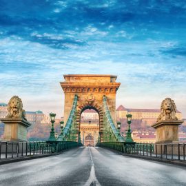 Chain bridge in Budapest