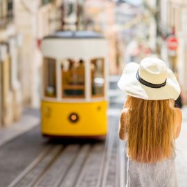 Yellow-Tram-Portugal