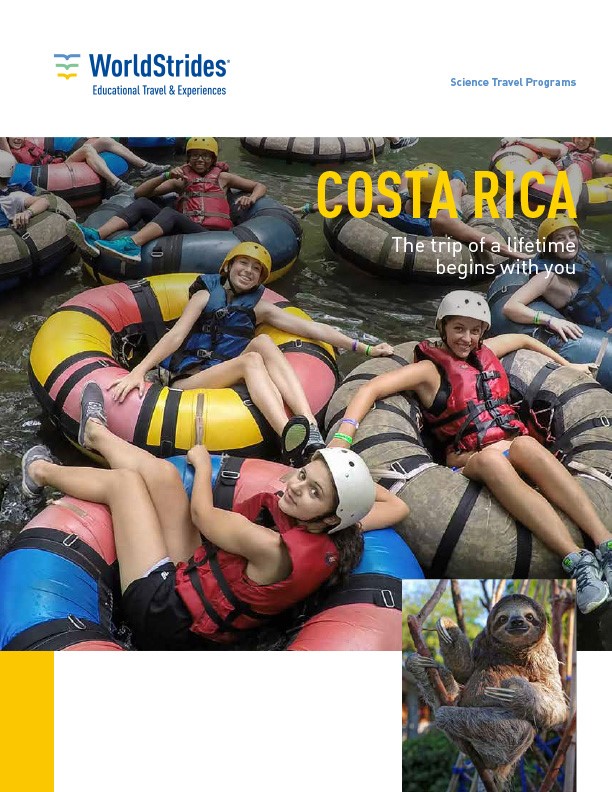 WorldStrides Costa Rica Travel Planner