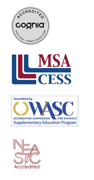 cognia - msa cess - western association of schools and colleges logos